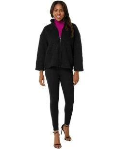 Anne Klein Sweaters Women Funnel Neck Zip Front Dolman Sleeve Sherpa -Deals Anne Klein Store 61MOy0KtLL. AC SR736920