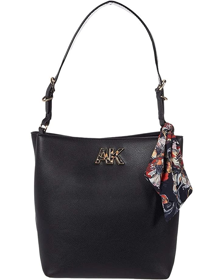 Anne Klein Handbags Women New Hardware Bucket Hobo 3 Anne Klein Handbags Women New Hardware Bucket Hobo