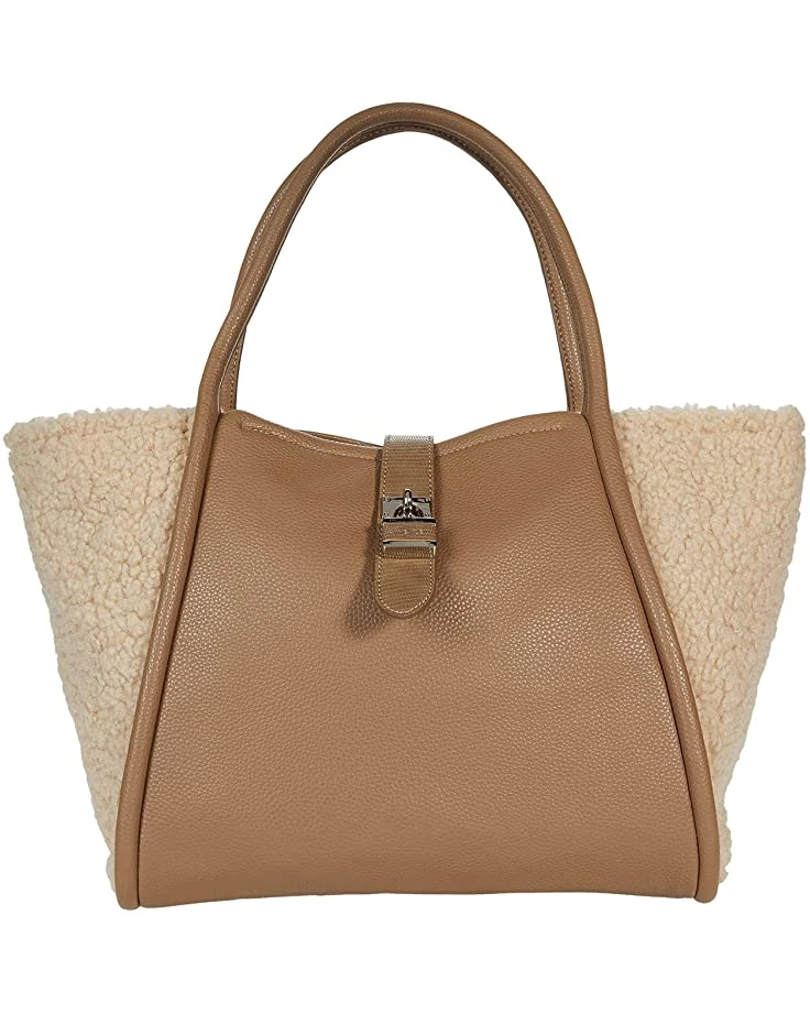 Anne Klein Handbags Women Soft Calf/Faux Shearling Lizard Tote 3 Anne Klein Handbags Women Soft Calf/Faux Shearling Lizard Tote
