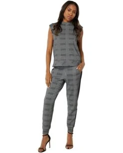 Anne Klein Shirts & Tops Women Mock Neck Vest Plaid & Serenity Knit 9 Anne Klein Shirts & Tops Women Mock Neck Vest Plaid & Serenity Knit -Deals Anne Klein Store 71McpTK7SL. AC SR736920