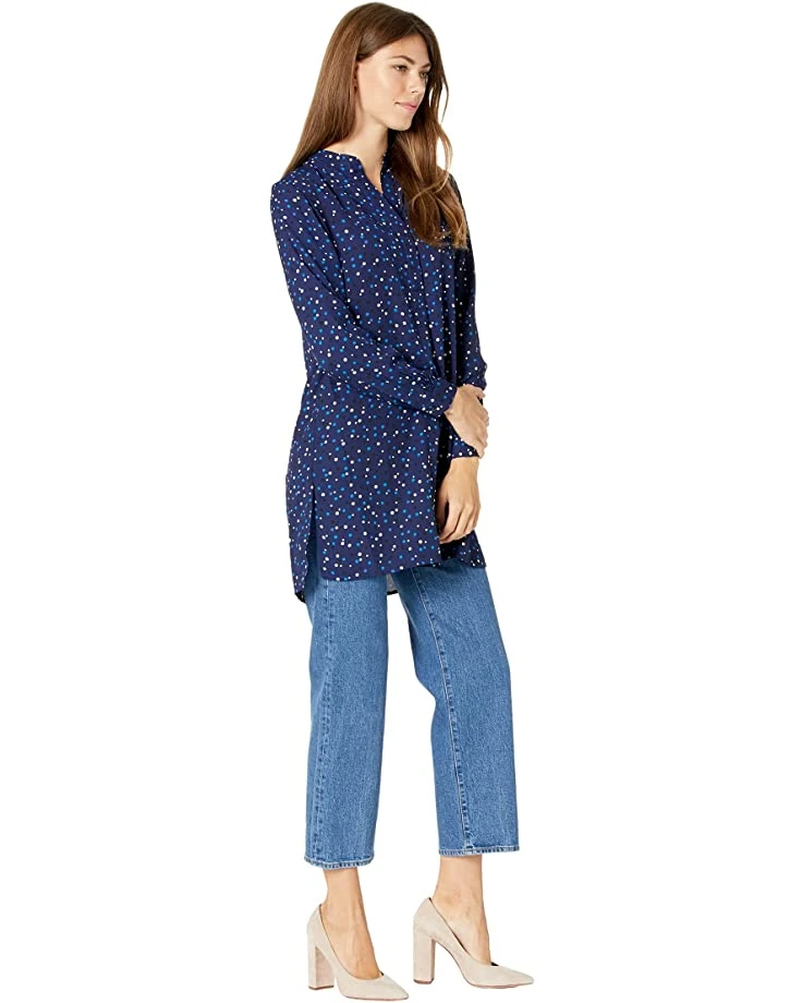 Anne Klein Shirts & Tops Women Dot Nerhu Tunic 6 Anne Klein Shirts & Tops Women Dot Nerhu Tunic - Image 4