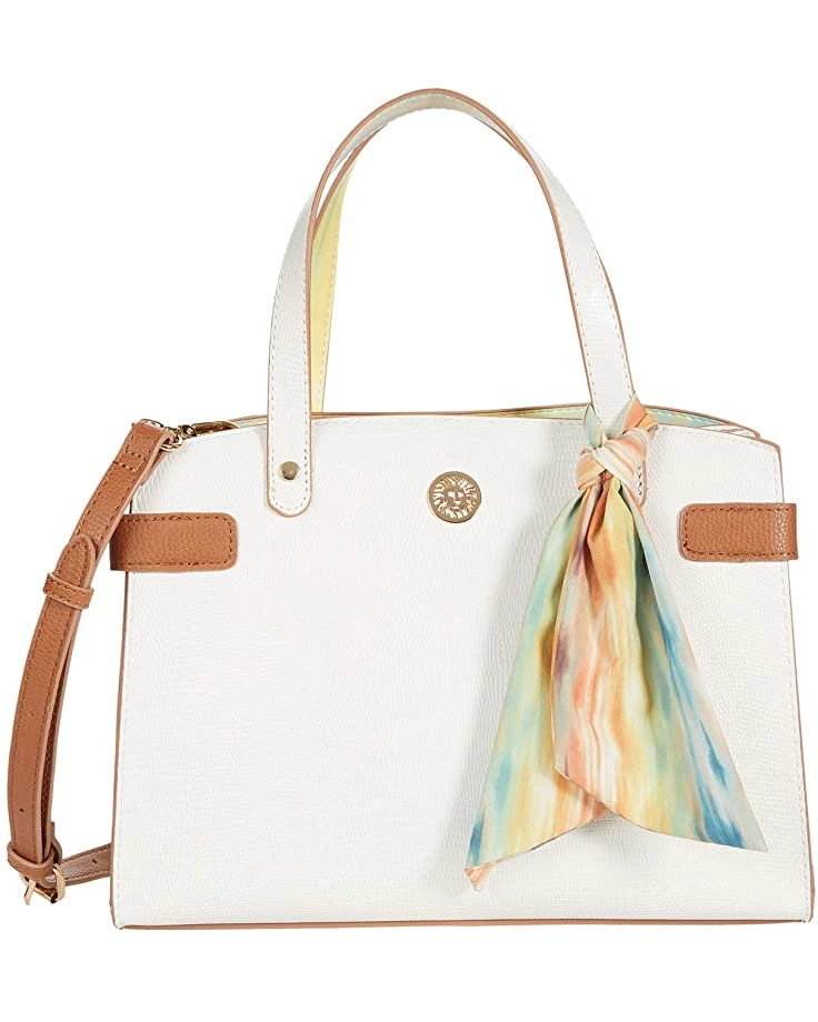 Anne Klein Handbags Women Bonded Satchel 3 Anne Klein Handbags Women Bonded Satchel