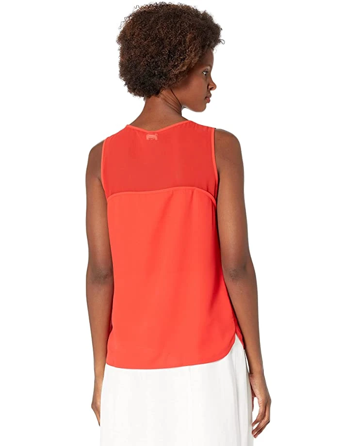 Anne Klein Shirts & Tops Women Mixed Media Shell 4 Anne Klein Shirts & Tops Women Mixed Media Shell - Image 2