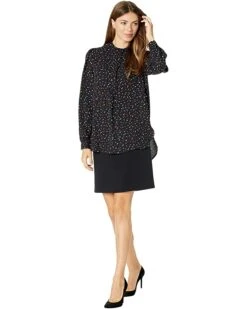 Anne Klein Shirts & Tops Women Ritz Dot Poet Blouse -Deals Anne Klein Store 71y1izIrkoL. AC SR736920