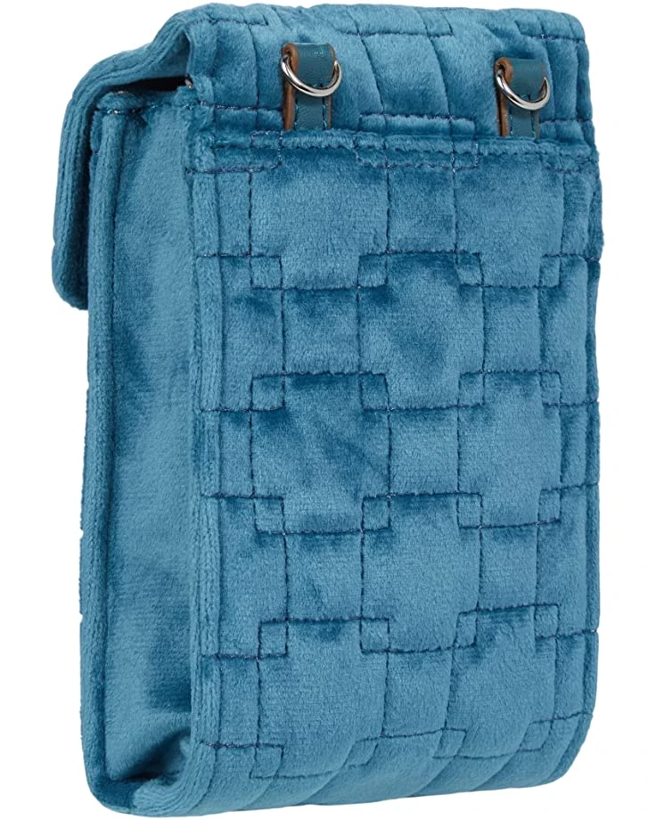 Anne Klein Wallets Women Quilted Velvet Flap Mobile Carrier 4 Anne Klein Wallets Women Quilted Velvet Flap Mobile Carrier - Image 2