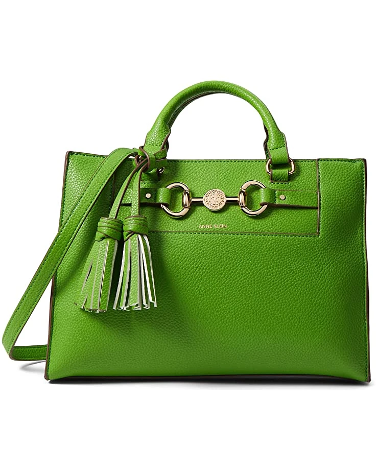 Anne Klein Handbags Women East West Satchel With Horse Bit 7 Anne Klein Handbags Women East West Satchel With Horse Bit - Image 5