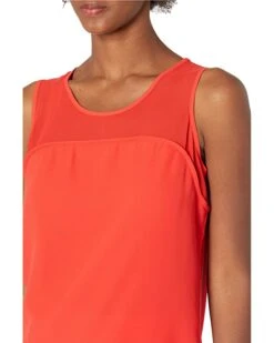 Anne Klein Shirts & Tops Women Mixed Media Shell 8 Anne Klein Shirts & Tops Women Mixed Media Shell -Deals Anne Klein Store 81H0PXYSG5S. AC SR736920
