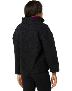 Anne Klein Sweaters Women Funnel Neck Zip Front Dolman Sleeve Sherpa -Deals Anne Klein Store 81NBcsLaoDL. AC SR736920