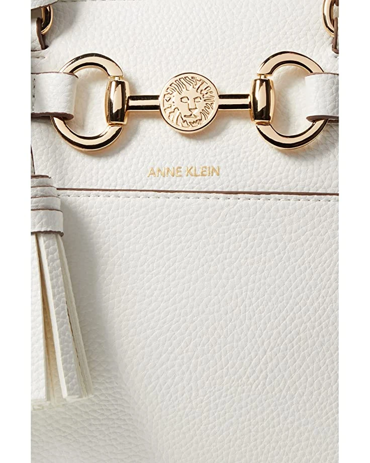Anne Klein Handbags Women East West Satchel With Horse Bit 6 Anne Klein Handbags Women East West Satchel With Horse Bit - Image 4