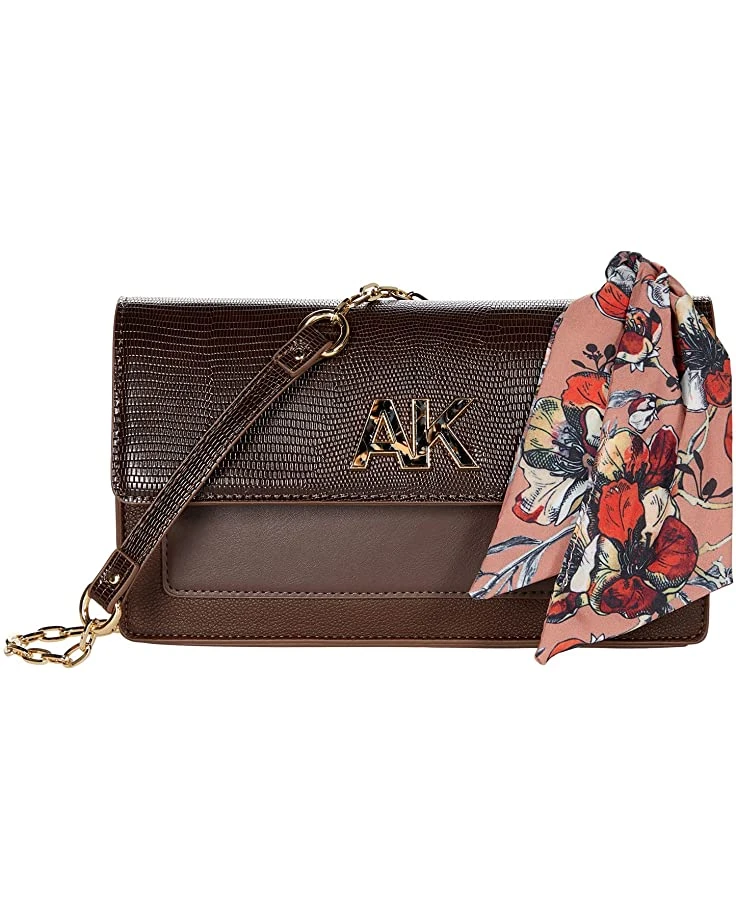 Anne Klein Handbags Women East-West Flap Crossbody With New Hardware 3 Anne Klein Handbags Women East-West Flap Crossbody With New Hardware