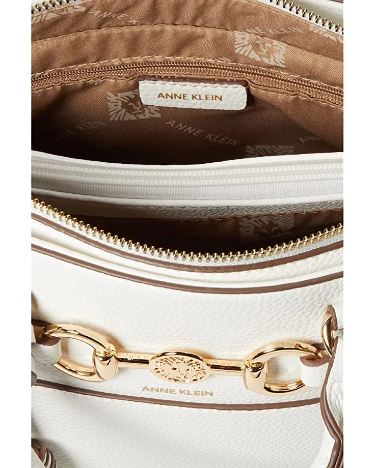 Anne Klein Handbags Women East West Satchel With Horse Bit 5 Anne Klein Handbags Women East West Satchel With Horse Bit - Image 3