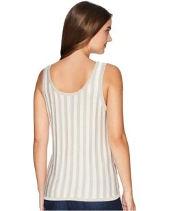 Anne Klein Shirts & Tops Women Striped Scoop Neck Tank Top - Striped Knit -Deals Anne Klein Store 915tozB6kL. AC SR736920