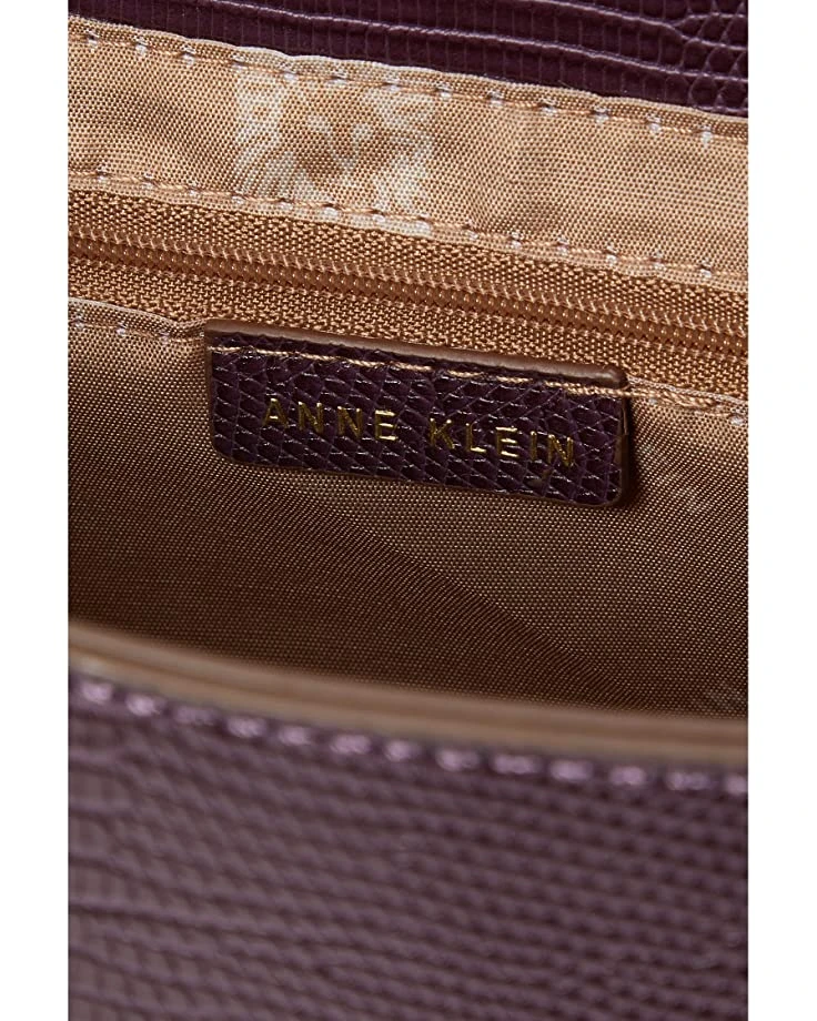 Anne Klein Handbags Women Lizard Satchel With Lock Hardware 5 Anne Klein Handbags Women Lizard Satchel With Lock Hardware - Image 3